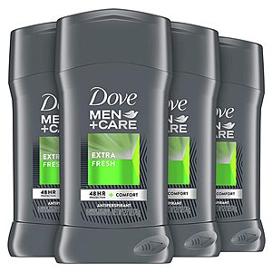 4-Pack 2.7-Oz Dove Men+Care Antiperspirant Deodorant (Citrus) $12.60 + Free Shipping w/ Prime or on $35+