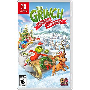 The Grinch Christmas Adventures Nintendo Switch Game (Physical) $25 + Free Shipping w/ Prime or on $35+