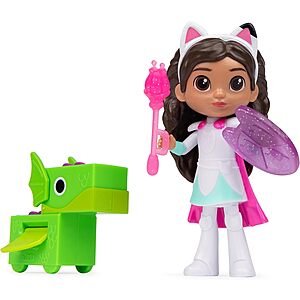Gabby's Dollhouse Knight Gabby Toy & Dragon $3.94 + Free Shipping w/ Prime or on $35+