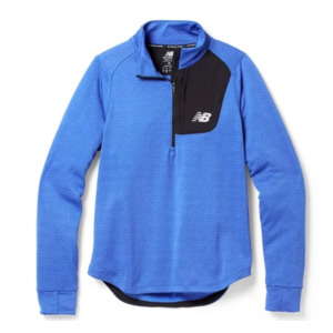 New Balance Men's Heat Grid Half-Zip Top (Marine Blue or Cayenne, Size S-XXL) $26.83 + Free Store Pick Up at REI or Free Shipping on $60+