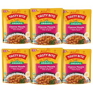 6-Packs 10-Oz Tasty Bite Organic Channa Masala Ready-to-Eat Entree Pouch $13.37 ($2.23 each) + Free Shipping w/ Prime or on $35+