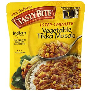 6-Packs 10-Oz Tasty Bite Vegetable Tikka Masala Ready-to-Eat Entree Pouch $14.04 ($2.34 each) + Free Shipping w/ Prime or on $35+