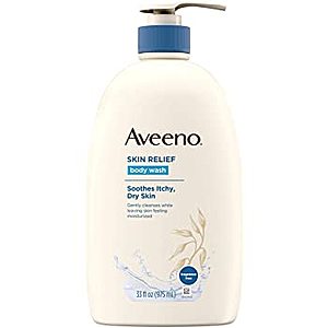 Aveeno Skin Relief Fragrance-Free Body Wash 33 fl.oz - $5.57 with Amazon S&S