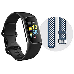 Fitbit Charge 5 Advanced Fitness and Health Tracker - Black - $89.99 with Free Shipping