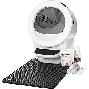 Litter-Robot 4 Automatic Cat Litter Box + Step & Core Accessories Kit (White) $649 + Free Shipping