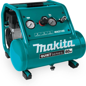 Makita MAC210Q Quiet Series, 1HP, 2 Gallon, Oil Free, Electric Air Compressor $149.00