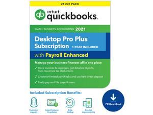 Quickbooks Desktop Pro Plus with Enhanced Payroll $250