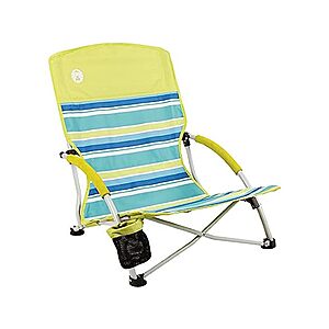 Coleman Camping Chair | Lightweight Utopia Breeze Beach Chair | Outdoor Chair with Low Profile  ($19.99 w/ Free Prime Ship - Woot)