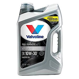 5 QT Valvoline Advanced Full Synthetic 10W-30 Motor Oil $17.49 + Free store pick up at Advanced Auto Parts