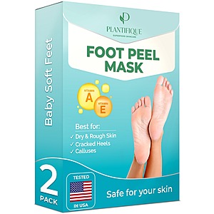 2-Pairs Plantifique Exfoliating Foot Peel Mask $9.46 + Free Shipping w/ Prime or Orders $25+