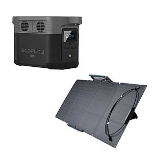 Ecoflow DELTA Mini + 110W Solar Panel $539 + Free Shipping