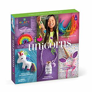 188-Pc Kids' Craft-tastic 'I Love Unicorns' Craft Kit w/ 6 Unicorn Themed Projects $9.88 + Free Shipping w/ Prime