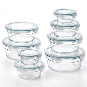 Sam's Club Members: Glasslock 8 Round Shape Glass Food Storage Containers + Lids $20 + Shipping