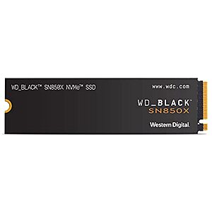 2TB WD_BLACK SN850X NVMe Internal Gaming SSD: without Heatsink $160, with Heatsink $180 + Free Shipping
