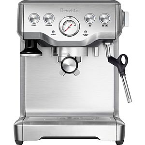 Breville BES840XL - the Infuser Manual Espresso Machine  - Stainless Steel $399; Breville BES880BSS $796.76; @ Best Buy + Free Shipping $399.99
