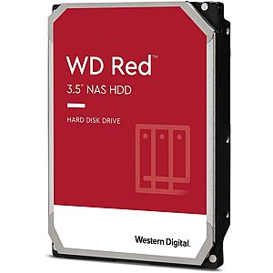 Amazon-  Western Digital 4TB WD Red NAS Internal Hard Drive - 5400 RPM Class, SATA 6 Gb/s, SMR, 256MB Cache, 3.5" - WD40EFAX $79
