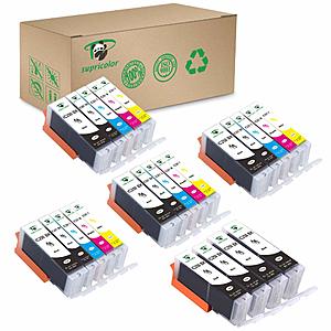 24 Pack Canon PGI 250XL CLI 251XL Ink Cartridges $ 13.99 (4Sets + 4BK) Work for Canon MX922 MG5520 MG6620 $12.99
