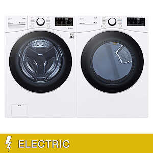 Costco Members: LG 4.5 cu. ft. Front Load Washer + 7.4 cu. ft. Electric Dryer $1400 + Free Delivery