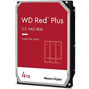 4TB WD Red Plus NAS 5400 RPM 3.5" Internal Hard Drive $90 + Free Shipping