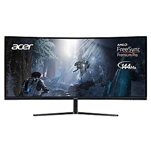 Costco Members: 34" Acer 144Hz UWQHD Curved Gaming Monitor $350 + Free Shipping