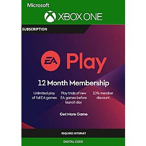 Ea play (ea access) - 12 month subscription xbox one $19.99