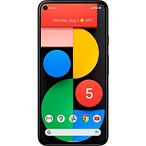 Pixel 5 verizon - free after select trade in YMMV, bill credits