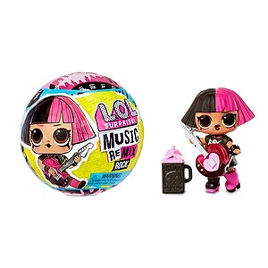 L.O.L. Surprise! Toys: Buy 2, Get 1 Free: Remix Rock Tots Fashion Doll 3 for $14 & More + Free Store Pickup