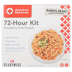 Ready Wise 72 Hour Emergency Freeze Dried Food Supply (32 Servings) $13.20