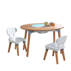 KidKraft Kids' Furniture: Wooden Mid-Century Toddler Table w/ 2 Chairs $60 & More