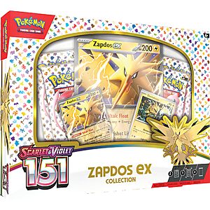 Pokémon TCG Scarlet & Violet 151 Collection Zapdos Ex $16.99 + Free Shipping w/ Prime or on $35+