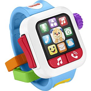 Fisher-Price Laugh & Learn Time to Learn Smartwatch Baby & Toddler Toy $4 + Free Shipping w/ Prime or on $35+