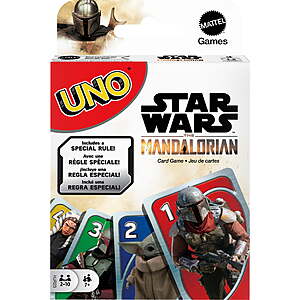 Mattel Games UNO Star Wars The Mandalorian Card Game $3.35