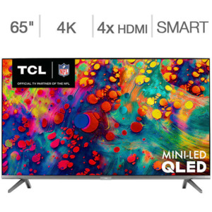 Costco TCL 65" Class - R635 Series - 4K UHD Mini-LED QLED TV $649