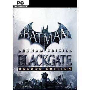Batman: Arkham Origins Blackgate Deluxe Edition (PC Digital Download) $1.89