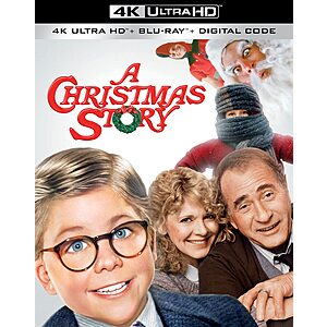 A Christmas Story (4K Ultra HD + Blu-Ray + Digital) $8.49 + Free Shipping