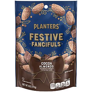 6oz Planters Dark Chocolate Flavored Roasted Cocoa Almonds $4.65 & More w/ S&S + Free Shipping w/ Prime or on $35+