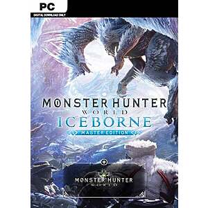 Monster Hunter World: Iceborne Master Edition (PC Digital Download) $16.79