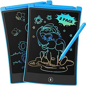 2-Pack 8.5" Tekfun LCD Erasable Writing & Drawing Board Tablet w/ Stylus $5 + Free Shipping w/ Prime or on $35+
