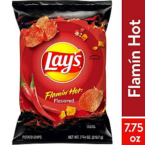 7.75-Oz Lay's Flamin Hot Potato Chips $2.50 & More + Free Shipping w/ Walmart+ or $35+