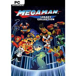 Mega Man Legacy Collection $5, Mega Man X Legacy Collection 2 $5.79, Mega Man Zero/ZX Legacy Collection $7.59 & More (PC Digital Downloads)