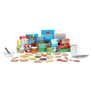 58-Piece Melissa & Doug Deluxe Kitchen Collection Cooking & Play Food Set $10  + Free S&H w/ Walmart+ or $35+