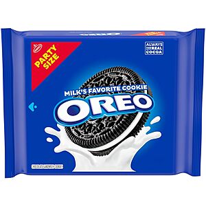24.16-Oz OREO Party Size Chocolate Sandwich Cookies $3.84 w/ S&S + Free Shipping w/ Prime or on $35+
