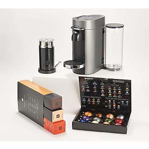 Nespresso VertuoPlus Deluxe Coffee & Espresso Maker w/ Milk Frother - $149.98
