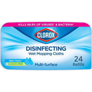 Clorox disinfecting mop wet mopping cloths 24ct YMMV .75 12ct .25