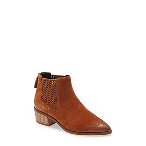Cole Haan Women's Val Bootie (British Tan Suede) $28 + Free Store Pickup at Nordstrom Rack or FS on $89+