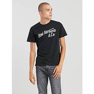 Levi's Warehouse Sale: Men's Graphic Tee Shirts from $6, Women's 721 Corduroy High Rise Skinny Pants $16.97, More + Free Shipping