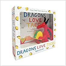 Dragons Love Tacos Book and Toy Set $9.98, Dragons Love Tacos Book w/ 2 Plush Set $12.85 + Free Shipping w/ Prime or $25+ or FS w/ Walmart+ or $35+