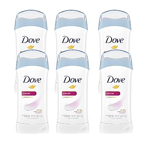 6-Pack Dove Antiperspirant Deodorant (Powder) $11.51 ($1.92 Each) w/ S&S + Free Shipping w/ Prime or on $35+