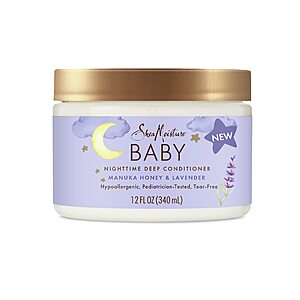 12-Ounce SheaMoisture Baby Deep Conditioner Manuka Honey & Lavender for Delicate Hair and Skin Nighttime Skin and Hair Care Regimen $5.66 w/ S&S + Free Shipping w/ Prime or on $35+