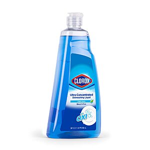 26-Ounce Clorox Ultra Concentrated Dishwashing Liquid Dish Soap w/ Oxi (Fresh Scent) $2.85 w/ Subscribe & Save